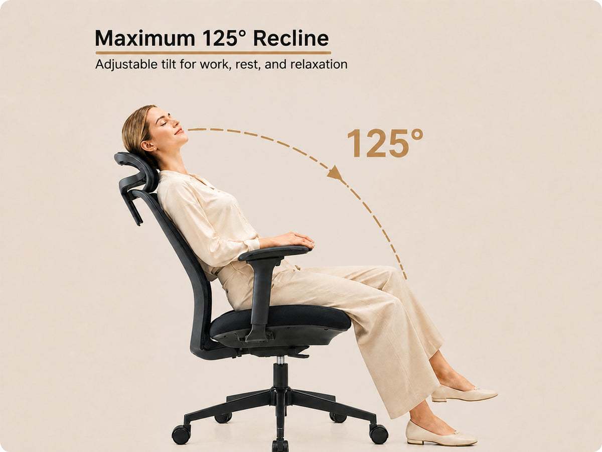 Choose your recline.