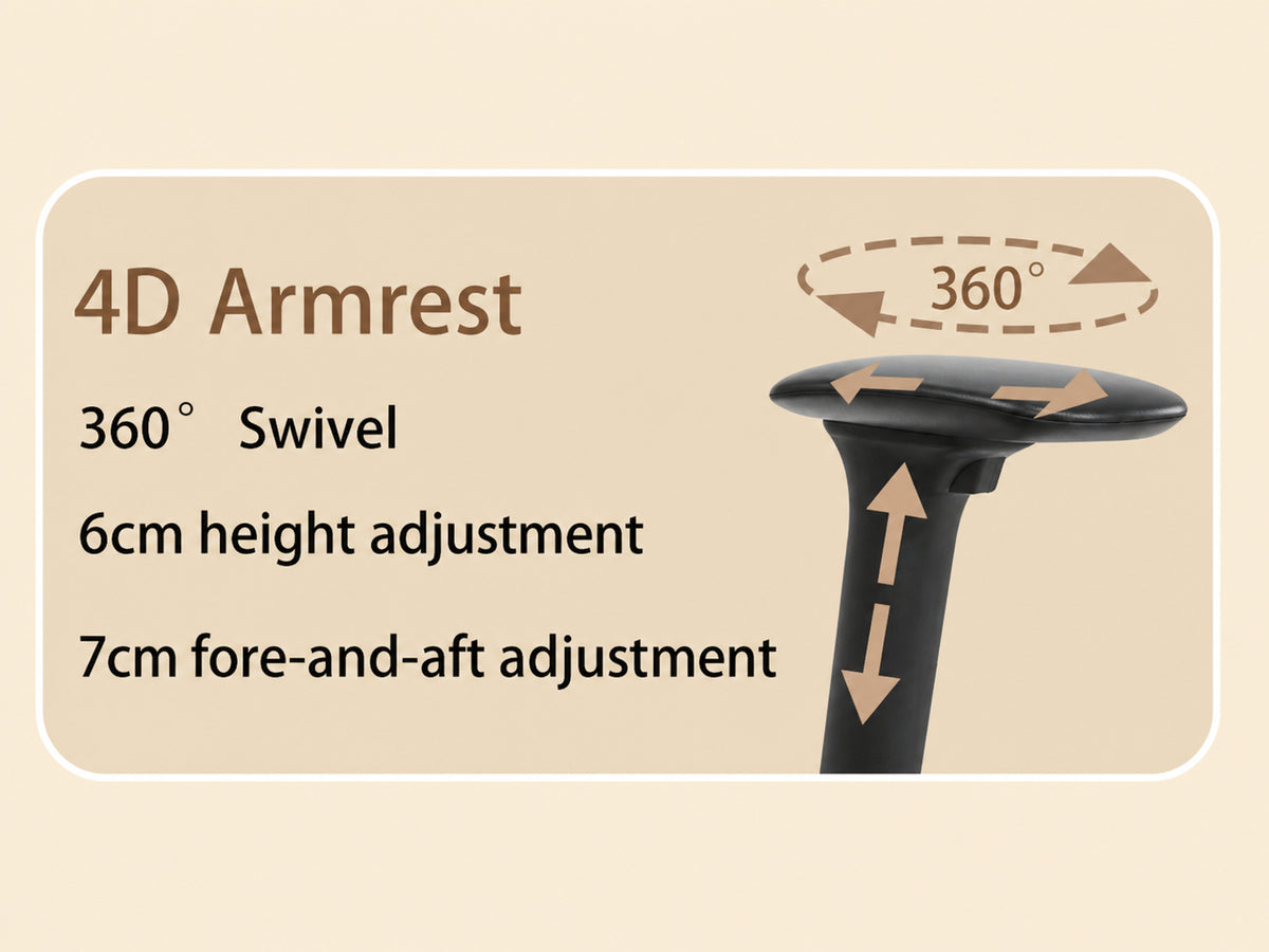 Set the armrests.